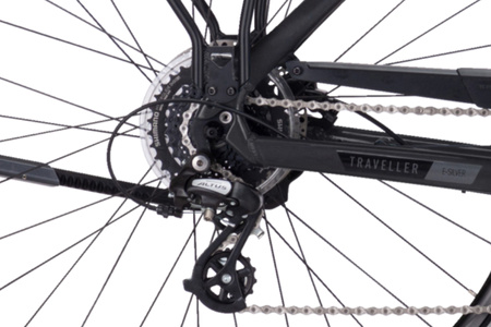 ROWER ELEKTRYCZNY KETTLER E-TRAVELLER SILVER 8 BLACK 45 CM (S) OUTLET